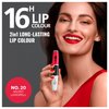 Dermacol NEW 16-Hour Lip Colour, Highly Pigmented Glossy Lip Stain, Two-Phase Lip Plumper Gloss, Kissproof Lip Makeup Products with Matte and Glitter Finish, n. 20, Secret Lovespell