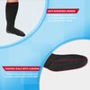 Bulinlulu Diabetic Socks for Swollen Feet - 4 Pairs Extra Width Non-Slip Cast Socks with Grips for Edema, Neuropathy, Lymphedema,Bariatric.