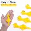 POPLAY 42PCS Flying Chicken Slingshot, Flicking Rubber Chickens Sling Shot Funny Gag Gift for Kid Adult Party Favors Novelty Classroom Exchange Gifts, Valentine Goodie Bag Stuffers
