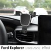 LUNQIN Car Phone Holder for 2020-2024 Ford Explorer Auto Accessories Navigation Bracket Interior Decoration Mobile Cell Phone Mount