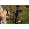 Tru-Fire Edge Buckle Foldback Adjustable Archery Compound Bow Release - Black Wrist Strap with Foldback Design
