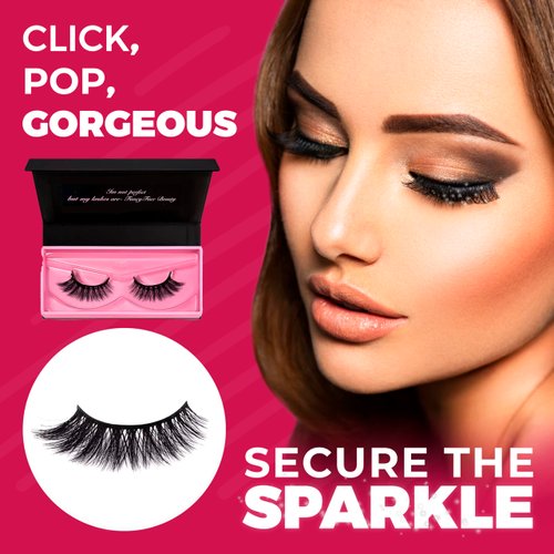 Premium Magnetic Eyelashes - Natural Looking, Reusable Magnetic Lashes Wispy from FancyFace Beauty