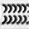 Pooplunch False Eyelashes Fluffy Cat Eye Lashes Wispy Dramatic Fake Eyelashes 8D Volume Faux Mink Lashs 7 Pairs Pack