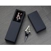 Wine Stoppers,Reusable Wine Bottle Stoppers,Stainless Steel Letter Wine Stopper, Food Grade Silicone Material Decorative Wine Stoppers Funny Gift -Bronze Color (Letters K)