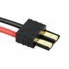 OliYin 2pcs Compatible with TRX 2-Male to Deans 1-Female Series Connector Adapter Cable Wire 14awg 3.93in for RC LiPO(Pack of 2)