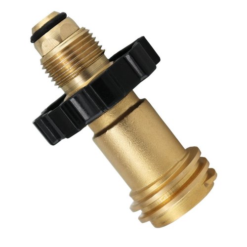 DOZYANT Universal Fit Propane Tank Adapter Converts POL to QCC1 / Type 1 with Wrench, Propane Hose Adapter Old to New Connection Type