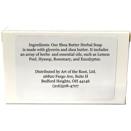 Art of the Root Purification Shea Herbal Soap Bar | Handmade with Herbs | Spiritual Putification Rituals | Wiccan Pagan Hoodoo Conjure