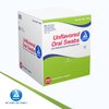 Dynarex Unflavored Oral Swabsticks, Cotton Swabs that Gently Clean, Moisten, and Refresh Mouth, Teeth, and Gums, Individually Wrapped - 1 Box of 250