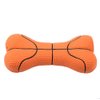 Fdit Pet Dog Toy Bite-Resistant Squeeze Latex Bone Puppy Chew Toys Teeth Cleaning(Basketball)