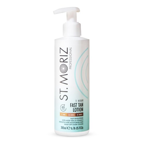 St Moriz Professional 1 Hour Fast Self Tanner Lotion - Light to Dark Self Tan - Express Fake Tan - Cruelty-Free Sunless Instant Self Tanning Lotion - With Aloe Vera & Vitamin E (6.76 fl oz)