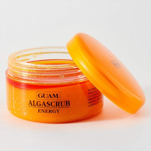 GUAM Alga Scrub ENERGY | Exfoliating Body Scrub with Essential Oils, Sea Salt and Seaweed - Body Scrubs for Women Exfoliation - Body Exfoliator for Skin Toning - 11 OZ | By Guam Beauty