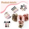 Heatless Hair Curler 4 Pcs Pink Satin Hair Roller with Hair Caps Soft Curling Rod for All Hair Styles Heatless Hair Bun Curler kit No Heat Curls for Sleep in Overnight, 2 Set