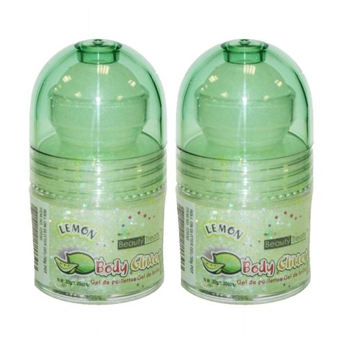 Prestige Biatta Women's 2 PC Roll on Soft Lemon Scented Body Glitter