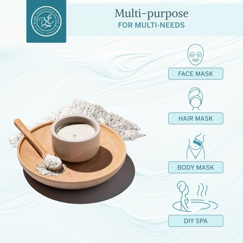 Bare Essentials Living - White Kaolin Clay Powder (2 lb) 100% Natural White Powdered Clay for Seed Bombs, White Clay Mask, DIY Spa, Soap, Bath Bomb, Deodorant, Can be Used as Kaolin Clay for Gardening