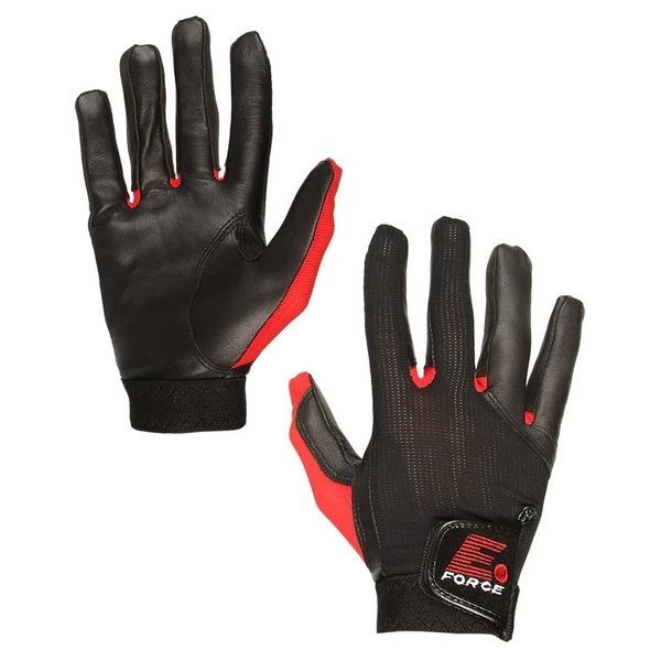 E-Force Weapon Racquetball Glove (Black/Red)-RXL