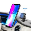 WixGear Magnetic Phone Mount, Universal Stick On Dashboard Magnetic Car Mount Holder, for Cell Phones with Fast Swift-snap Technology