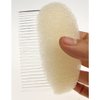 2PCS Women Lady Soft Sponge Foam Hair Base Inserts Bump Up Hair Pads Stick Bun Maker Hair Styling Clip Hair Comb Braid Tool Hair Styling Accessories Beige