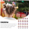 24pcs Windmill Hairpin Pinwheel Hair Bows Cartoon Hair Kids Favor Hair Barrettes Pinwheel Hair Clips Kids Hair Mini Clips for Hair Girls Metal Iron Clip Child Accessories