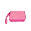 Valentia Cigars Women's Clutch Cigar Case, Synthetic Pink Leather