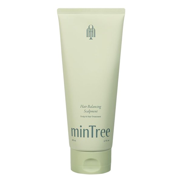MINTREE Hair & Scalp Treatment 200ml / 6.7 fl oz/Hair Mask/Scalp Soothing/Alleviate Hair Loss/Paraben Free, Cruelty Free, Silicone Oil Free