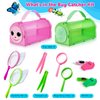 YOPINSAND Bug Catcher Kit for Kids, 10 Pcs Bug Collection Kit for Kids, Outdoor Explore Kit with 2 Pcs Bug Cage, Tweezers, Magnifying Glass, Nets and Whistles, Outdoor Toys Gift for Boys Girls 3-12