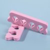100PCS Toe Separators - Soft Foam Toe Cushions - Pedicure Toe Separators - Perfect for Nail Polish, Pedicure, Bunion Relief and Hammer Toe(pink, 100pcs)