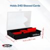 BCW Prime X4 Gaming Box | Playing Card Storage Box for Decks and Game Accessories, Includes Removable Dividers and Dice Trays | Trading Card Storage Box for Gaming (Standard)