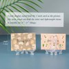 Artliving 3" Clear Plastic Stand Cookie Holder Display Stand Place Card Holder Display Easels at Weddings, Birthday Party(24 Pack)