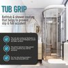 SlipDoctors Tub Grip Anti-Slip Bath & Shower Floor Solution – Fixes Slippery Fiberglass & Acrylic Bathtub or Showers – Clear Non-Slip Textured Coating