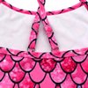 HONISEN Little Toddler Girls One Pieces Swimsuit Cute Swimwear Bathing Suits Scale 5T