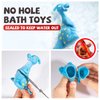 Hely Cancy Dinosaur Bath Toys - No Hole Bath Toys for Kids,Baby Bath Toys for Shower Water Pool Toys