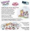 FUZZU Teacup Fluffs Cat Toy with U.S. Grown Certified Organic Catnip– Raccoon