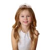 JasperKino 3th Birthday Sash and Tiara Set Rose Gold Birthday Sash Crown Birthday Party Favors Supplies for Birthday Party
