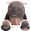 CAITLYN Short Bob Deep Wave Wig Lace Front 4x4 Closure Wigs Human Hair Wigs for Black Women Brazilian Virgin 150% Density Glueless Bob Wigs Pre Plucked with Baby Hair 8 Inch