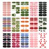 XEAOHESY 30 Sheets Flower Series Full Wraps Nail Polish Strips Stickers Self-Adhesive Nail Art Decals Stickers with Nail File Manicure Kit Nail Art for Women Girls