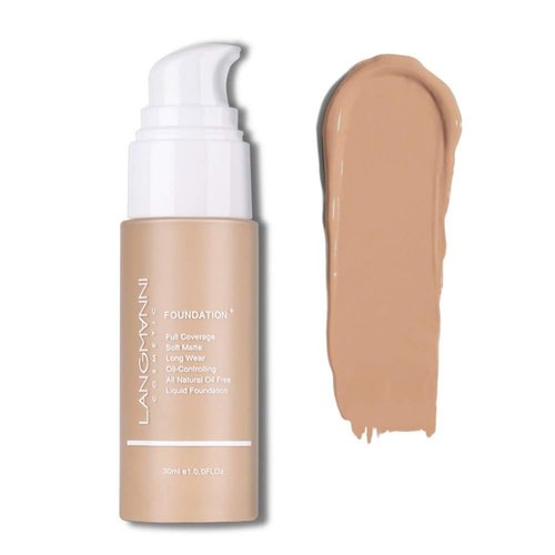 Women Foundations, Concealer Foundation Full Coverage Liquid Foundation Healthy Skin Liquid Makeup Foundation Skin Color Waterproof Foundation Liquid