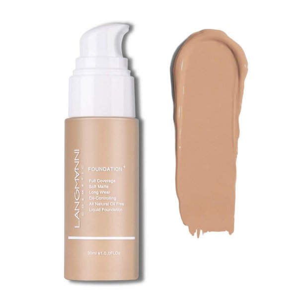 Women Foundations, Concealer Foundation Full Coverage Liquid Foundation Healthy Skin Liquid Makeup Foundation Skin Color Waterproof Foundation Liquid