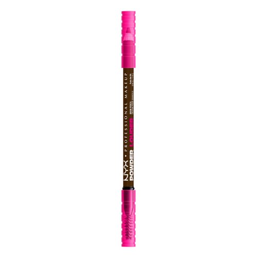 NYX PROFESSIONAL MAKEUP Brow Powder Louder Eyebrow Pencil, Brow Pencil with Buildable Volume For Up To 12HR Wear, Vegan Formula - Espresso