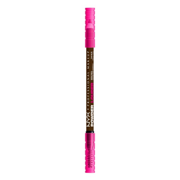 NYX PROFESSIONAL MAKEUP Brow Powder Louder Eyebrow Pencil, Brow Pencil with Buildable Volume For Up To 12HR Wear, Vegan Formula - Espresso