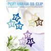 52PCS Star Hair Clips for Girls, CYHYII Star Snap Hair Clips Non-slip Hair Barrettes Silver Metal Colorful Cute Hairpins Hair Accessories for Women Kids Teens