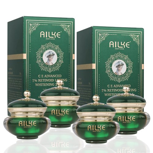 AILKE Advanced Vitamins C, E, Retinol Facial Cream, Brightening Skin, Daily Anti Aging Moisturize...