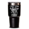 ODTGIFTS Funny Tarot cards Tumbler I May Look Like I'm Listening But In My Head I'm Thinking About Tarot cards 30oz Stainless Steel Black