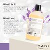 DANI Natural Moisturizing Shampoo Naturals - Sulfate, Phthalate & Paraben Free - Vegan & Cruelty Free - 12 Ounces (Lemongrass Lavender)