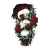Temporary Tattoos Skull and Rose Big Fake Body Arm Chest Shoulder Tattoos for Men Women Boy Girls