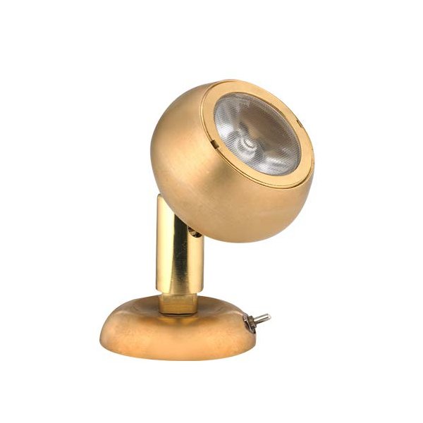 Pactrade Marine RV Trucks LED Swivel Brass Dimmable Reading Light