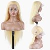 werkueen 613 Lace Front Wig Human Hair 13x6 Straight Blonde Wig Human Hair 613 HD Lace Frontal Wig 180% Density Blonde Lace Front Wigs Human Hair Pre Plucked With Baby Hair (26Inch)
