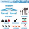 EOBOH 3 Pack Snowman Kit, Christmas Melting Snowman Crafts DIY Snowman Kit, Build a Snowman Winter Christmas Activities Set Indoor, Snowman Creative Modeling Clay for Family School Party Favor