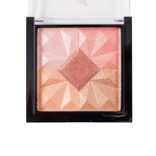 Jeuacika Highlighter Setting Powder Makeup Eyeshadow Powder Face Powder Makeup Highlights Face Setting Powder Make Up Loose Powder Lightweight Long-Lasting (Square Box Light Color)