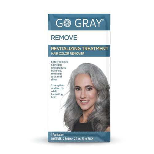 Go Gray Treatment System (Remove), 1 Application, Revitalizing Treatment Hair Color Remover Gradu...