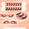 MayIFindYou Cat Eye Lashes Natural Look,Fox False Eyelashes Gorgeous Wispy Faux Mink Lashes 7 Pairs Pack(Black Cat BC2, 7 Pairs Pack)